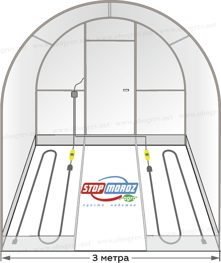 Пример монтажа StopMoroz Agro