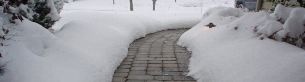 Обогрев дорожек электрокабелем