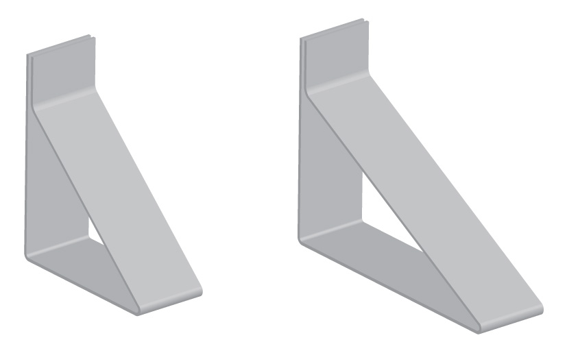 Кронштейн для крепления в желобе