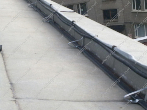 Обогрев кровли, Швецова, 23.  �5